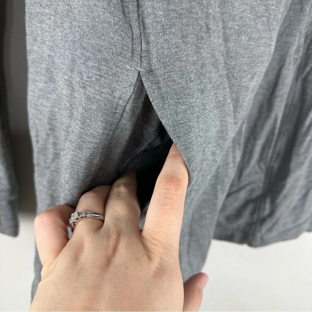 Lululemon Heathered Mod Medium Gray Athleisure Coast Wrap Size 6